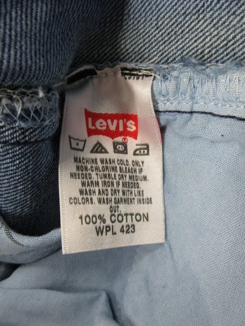 Levis 501 Jeans 44X34 Original Fit Straight Leg Button Fly Denim NEW